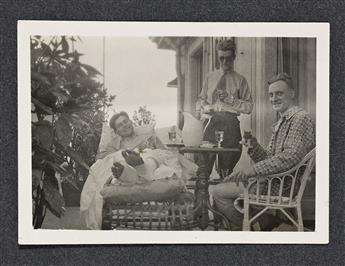 Hemingway, Ernest (1899-1961) WWI Photo Album Documenting his Volunteer Service in the Ambulance Corps.                                          